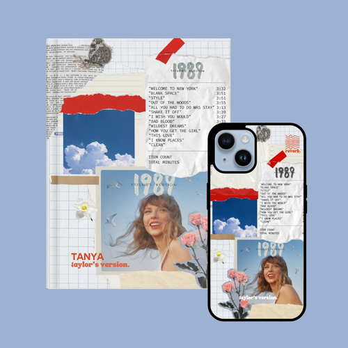 1989 Custom Bundle: Lined Diary & Phone Case