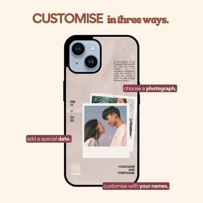 Twin Flame Polaroid | Phone Case