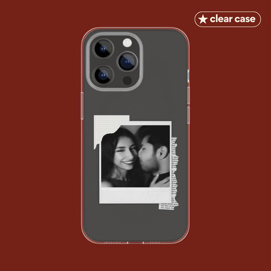 iphone case polaroid couple kissing 1