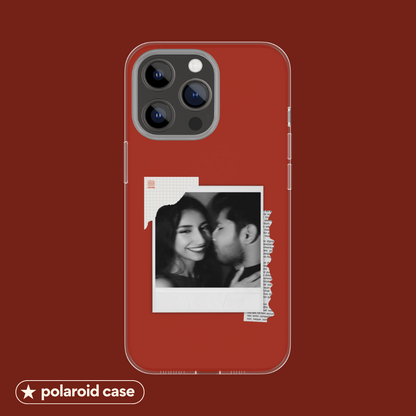 Monochrome Polaroid | Clear Phone Case