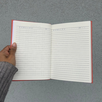 Serene Custom  "Lined" Diary