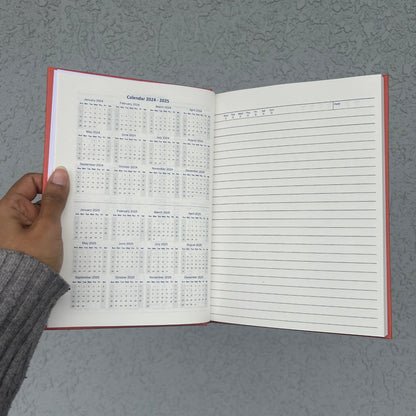 Laidback Custom  "Lined" Diary